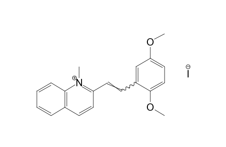 2-(2,5-dimethoxystyryl)-1-methylquinolinium iodide