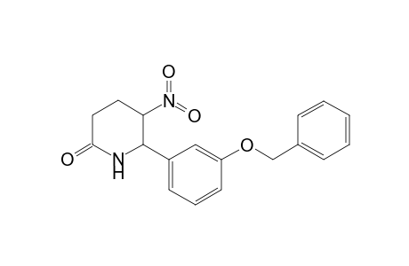 6-[3-(Benzyloxy)phenyl]-5-nitro-2-piperidinone