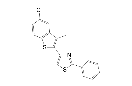 4-(5-chloro-3-methylbenzo[b]thien-2-yl)-2-phenylthiazole