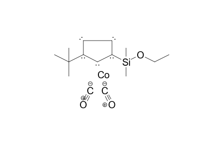 Cobalt, dicarbonyl-.eta.-5-[1-(ethoxydimethylsilyl)-3-(t-butyl)-cyclopentadienyl]-