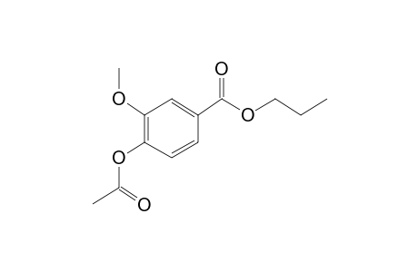 Propyl vanillate, acetate