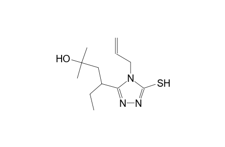 4-(4-allyl-5-sulfanyl-4H-1,2,4-triazol-3-yl)-2-methyl-2-hexanol