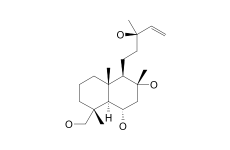 (6-alpha,8-alpha,13R)-Labd-14-ene-6,8,13,18-tetrol