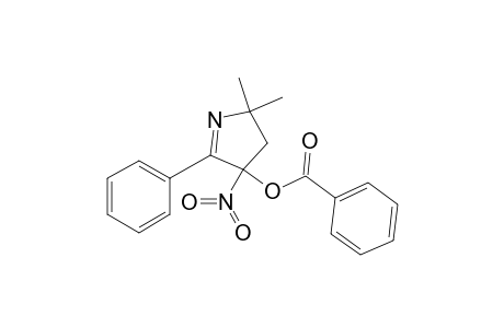 3-BENZOYLOXY-5,5-DIMETHYL-3-NITRO-2-PHENYL-1-PYRROLINE