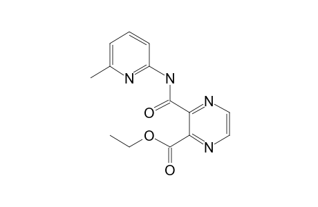 Pyrazine-2-carboxylic acid, 3-(6-methylpyridin-2-ylcarbamoyl)-, ethyl ester