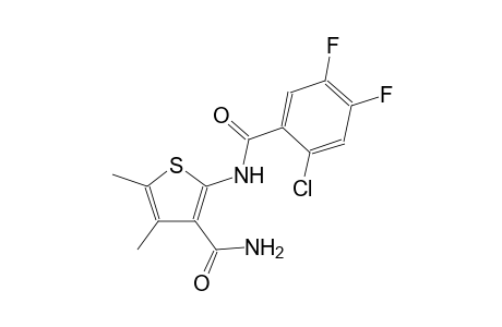 3-thiophenecarboxamide, 2-[(2-chloro-4,5-difluorobenzoyl)amino]-4,5-dimethyl-