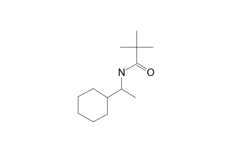 (S)-(+)-1-cyclohexylethylamine, N-trimethylacetyl-