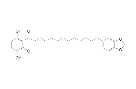 4-HYDROXY-2-[(3,4-METHYLENEDIOXYPHENYL)-TRIDECANOYL]-CYCLOHEXANE-1,3-DIONE