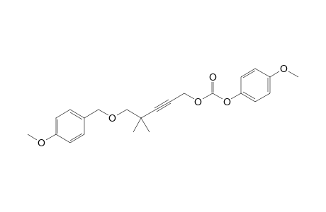 1-(4-Methoxyphenoxycarbonyloxy)-5-(4-methoxybenzyloxy)-4,4-dimethyl-2-pentyne