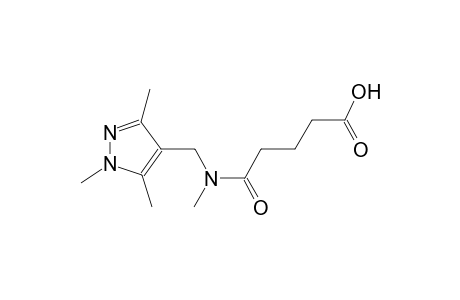 5-{methyl[(1,3,5-trimethyl-1H-pyrazol-4-yl)methyl]amino}-5-oxopentanoic acid