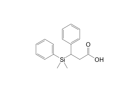 3-[dimethyl(phenyl)silyl]-3-phenyl-propanoic acid