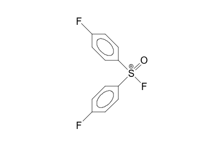 Bis(4-fluorophenyl)-sulfur(vi) oxide fluoride cation