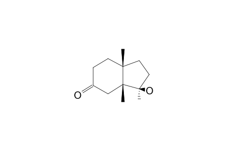 (3R*,3AR*,7AS*)-3-HYDROXY-3,3A,7A-TRIMETHYLHEXAHYDRO-1H-INDEN-5(6H)-ONE