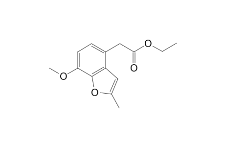 2-(7-methoxy-2-methyl-4-benzofuranyl)acetic acid ethyl ester