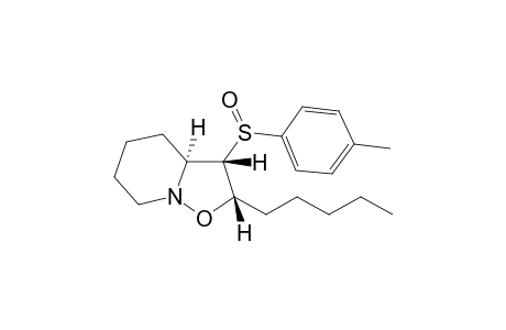 4-p-Tolylsulfinyl-3-pentylpiperidino[1,2-b]isoxazolidine