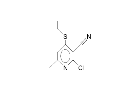 2-Chloro-3-cyano-4-ethylthio-6-methyl-pyridine