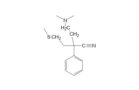 4-(dimethylamino)-2-[2-(methylthio)ethyl]-2-phenylbutyronitrile