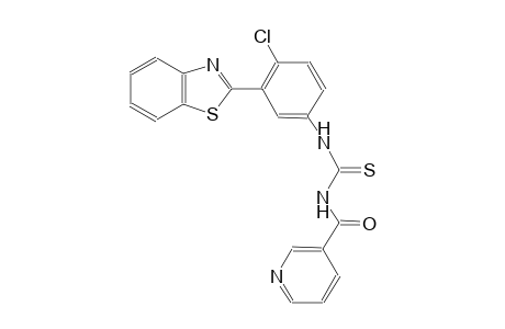 thiourea, N-[3-(2-benzothiazolyl)-4-chlorophenyl]-N'-(3-pyridinylcarbonyl)-