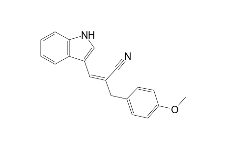 (Z)-2-Cyano-3-(3-indolyl)-1-(4-methoxyphenyl)-2-propene