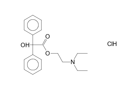 benzilic acid, 2-diethylaminoethyl ester, hydrochloride