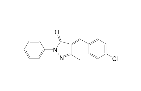 (4E)-4-(4-chlorobenzylidene)-5-methyl-2-phenyl-2,4-dihydro-3H-pyrazol-3-one