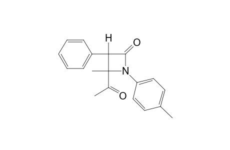 4-Acetyl-4-methyl-3-phenyl-1-p-tolyl-2-azetidinone