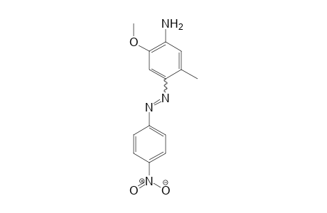 Benzenamine, 2-methoxy-5-methyl-4-[(4-nitrophenyl)azo]-