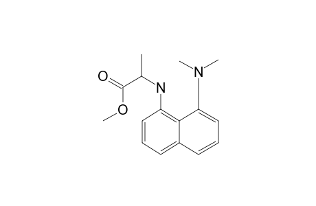 Methyl 2-{[8-(dimethylamino)naphthalen-1-yl]amino}propanoate