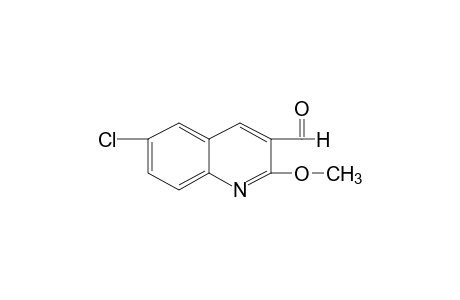 6-chloro-2-methoxy-3-quinolinecarboxaldehyde