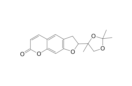 2-(2,2,4-Trimethyl-[1,3]dioxolan-4-yl)-2,3-dihydro-furo[3,2-g]chromen-7-one