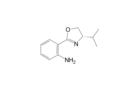 2-[(4S)-4-isopropyl-4,5-dihydrooxazol-2-yl]aniline