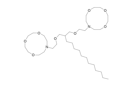 (5-Dodecyl-3,7-dioxanonane-1,9-diyl)bis(monoaza-12-crown-4)