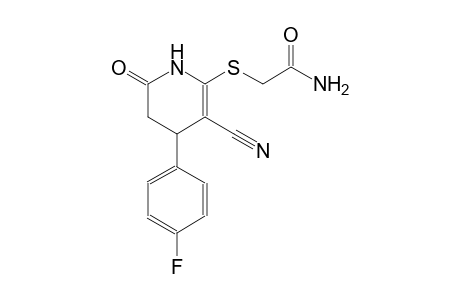 acetamide, 2-[[3-cyano-4-(4-fluorophenyl)-1,4,5,6-tetrahydro-6-oxo-2-pyridinyl]thio]-