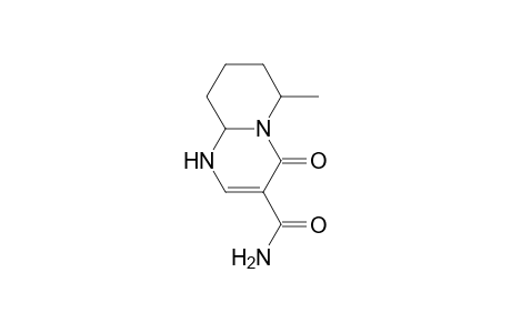 4-keto-6-methyl-1,6,7,8,9,9a-hexahydropyrido[1,2-a]pyrimidine-3-carboxamide
