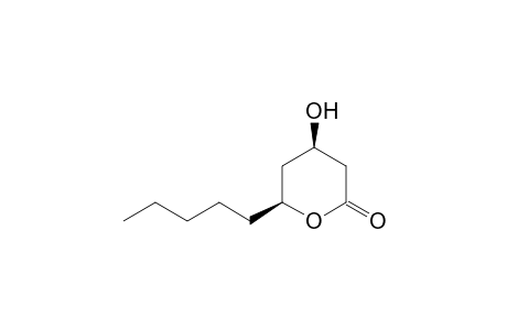 (4R,6S)-6-amyl-4-hydroxy-tetrahydropyran-2-one