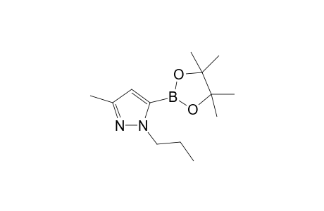 3-METHYL-1-PROPYL-5-(4,4,5,5-TETRAMETHYL-1,3,2-DIOXABOROLAN-2-YL)-1H-PYRAZOLE