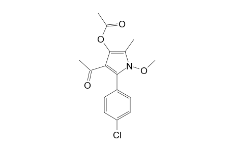 3-ACETOXY-4-ACETYL-5-(4-CHLOROPHENYL)-1-METHOXY-2-METHYL-1H-PYRROLE