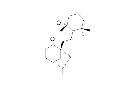 (+/-)-VELLOZIOLONE