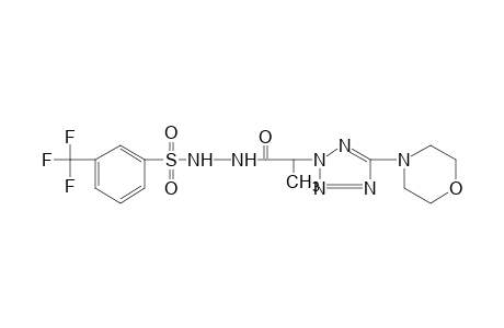 1-[2-(5-morpholino-2H-tetrazol-2-yl)propionyl]-2-[(alpha,alpha,alpha-trifluoro-m-tolyl)sulfonyl]hydrazine