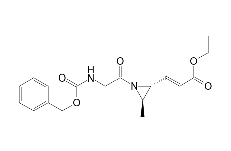 (2R,3R)-N-(Cbz-glycyl)-2-[(E)-2-(ethoxycarbonyl)ethenyl]-3-methylaziridine