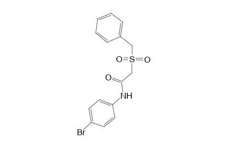Acetamide, N-(4-bromophenyl)-2-[(phenylmethyl)sulfonyl]-