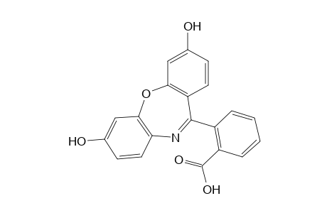 o-(3,7-dihydroxydibenz[b,f][1,4]oxazepin-11-yl)benzoic acid