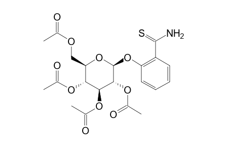 o-(beta-D-glucopyranosyloxy)thiobenzamide, tetraacetate