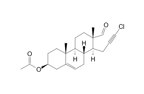 2-Acetoxy-7-formyl-4a,7-dimethyl-8-(3-chloroprop-2-yn-1-yl)decahydrophenanthrene