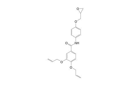 3,4-bis(allyloxy)-N-[4-(2-oxiranylmethoxy)phenyl]benzamide
