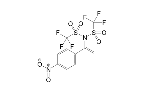 1,1,1-Trifluoro-N-(1-(4-nitrophenyl)vinyl)-N-((trifluoromethyl)sulfonyl)methanesulfonamide