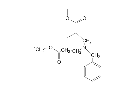 2-methyl-3,3'-(benzylimino)dipropionic acid, 1'-ethyl 1-methyl ester