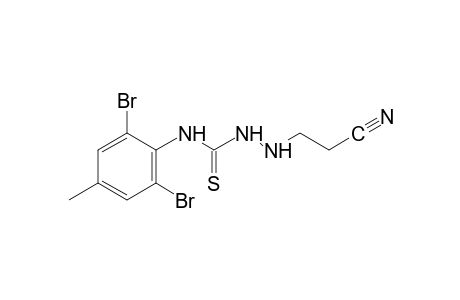 1-(2-Cyanoethyl)-4-(2,6-dibromo-p-tolyl)-3-thiosemicarbazide