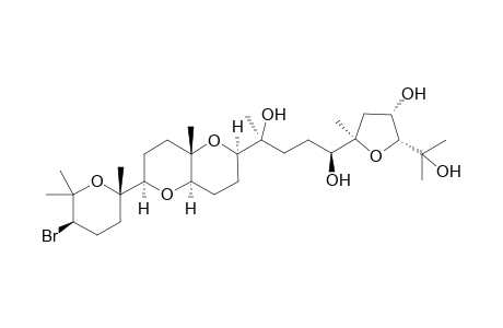 (alpha-(2)S,2R,4S,5R)-alpha-2-{(3S)-3-{(2R,4aR,6R,8aS)-6-[(2S,5R)-5-Bromotetrahydro-2,6,6-trimethyl-2H-pyran-2-yl]octahydro-8a-methylpyrano[3,2-b]pyran-2-yl}-3-hydroxybutyl}tetrahydro-4-hydroxy-alpha-5,alpha-5,2-trimetylfuran-2,5-dimethanol