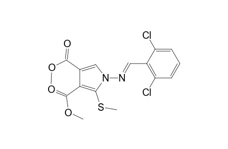 1H-Pyrrole-3,4-dicarboxylic acid, 1-[[(2,6-dichlorophenyl)methylene]amino]-2-(methylthio)-, dimethyl ester